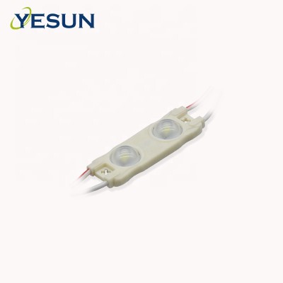 Small 2 Chips High Bright Channel Letter LED Module With Wide Beam Angle Lens